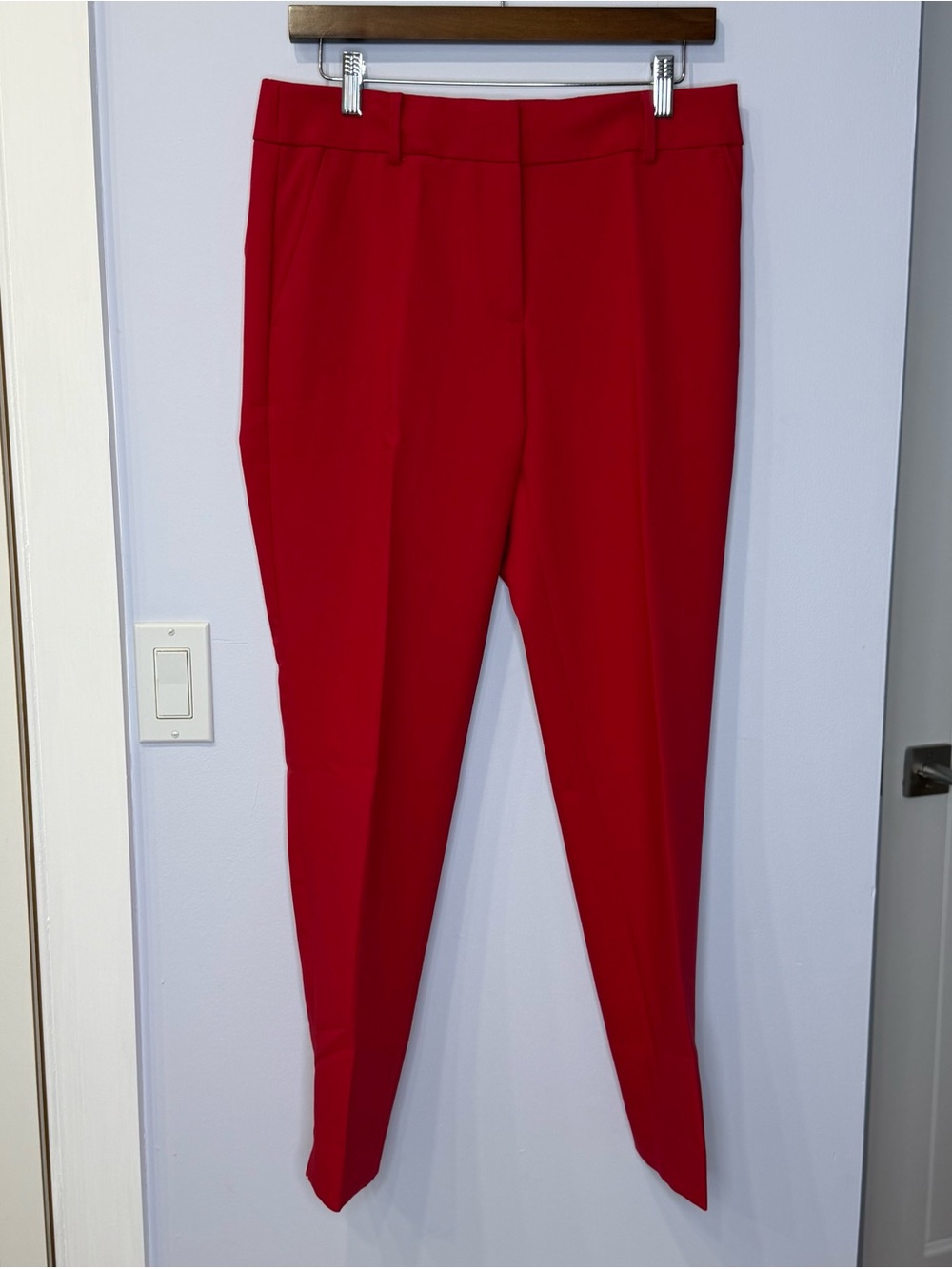 Talbots Women’s Hampshire Ankle pants, size 6, red, NEW with tags